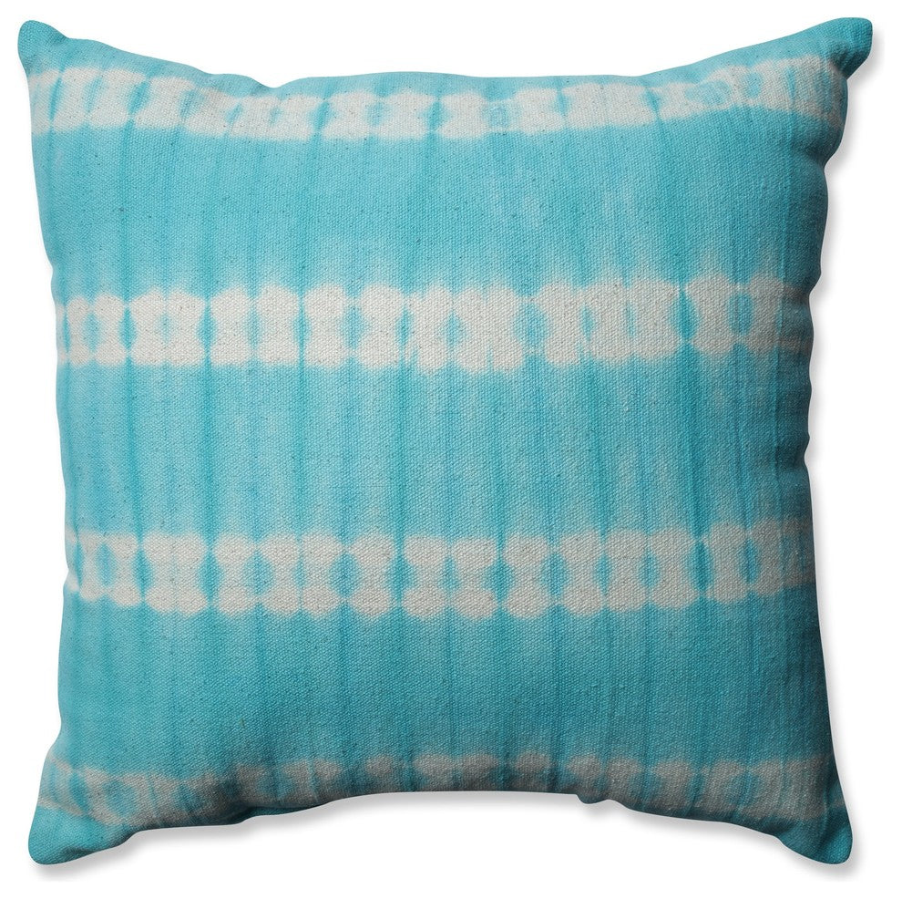 Pillow Perfect Mirage Throw Pillow, Turquoise, 18"