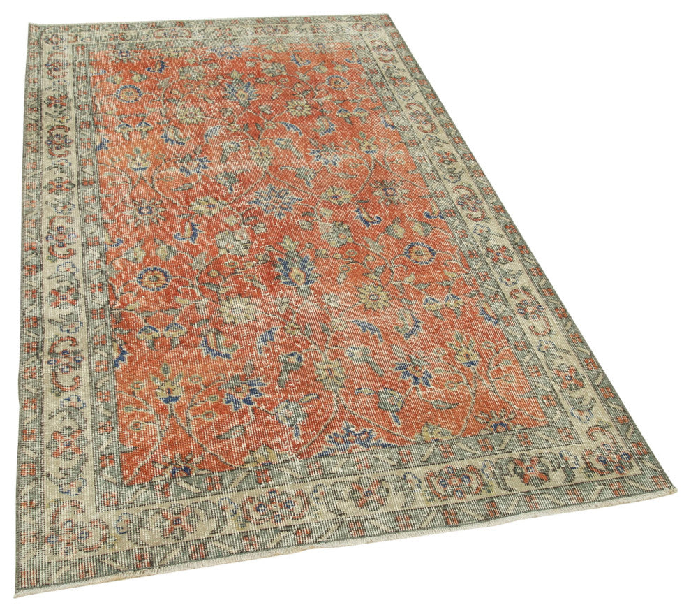 Rug N Carpet - Hand-knotted Anatolian 3' 11" x 6' 6" Vintage Small Area Rug
