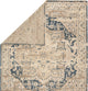 Jaipur Living Cadenza Knotted Medallion Beige/Dark Blue Area Rug, 10'x14'