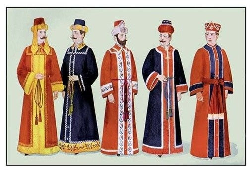 Odd Fellows: Men in Simple Robes- Fine Art Giclee Print 24" x 36"