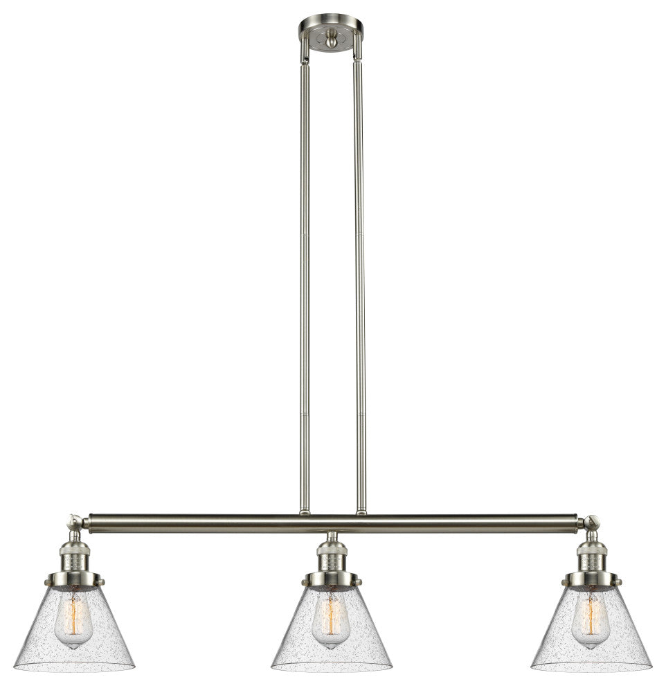 Innovations Lighting 213-Sn-G44-Led 3 Light Dimmable Led Island Light