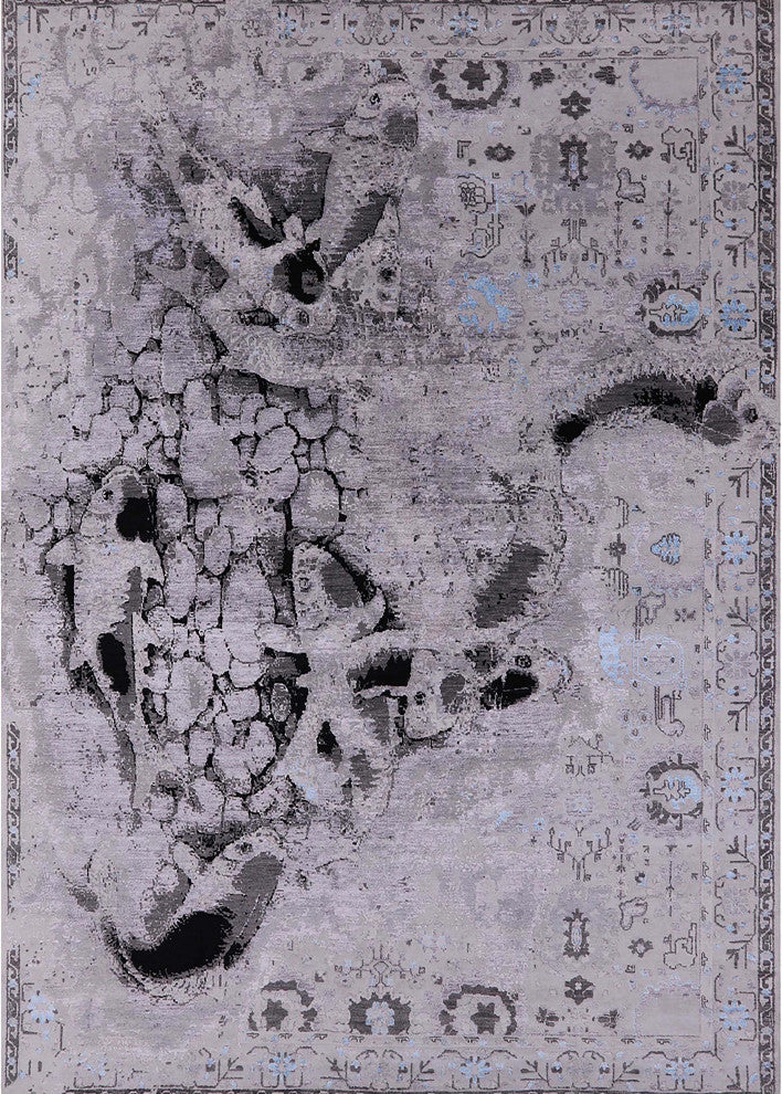 Ahgly Company Indoor Rectangle Mid-Century Modern Area Rugs, 2' x 5'