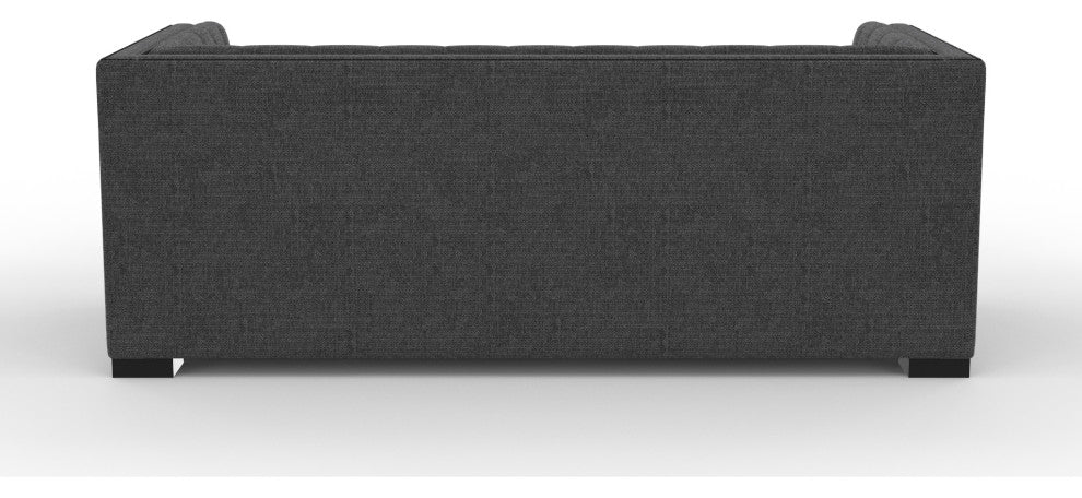 Nativa Interiors Mirel 80" Sofa, Charcoal, Classic Depth