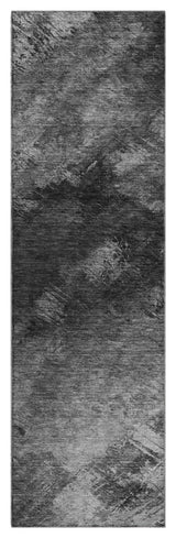 Premium Machine Washable Mayfield AMF590 Gray 2'3" x 7'6" Runner Rug