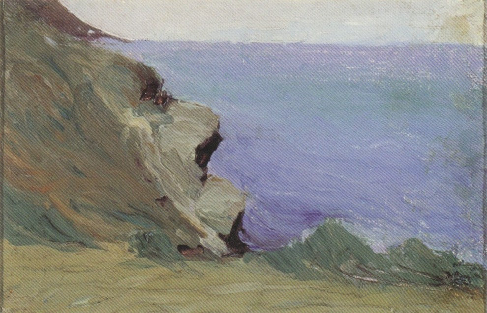 Mikalojus Ciurlionis Cliff by the Sea, 18"x27" Wall Decal