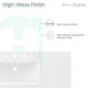 Ceramic Vanity Top 48" With Three Faucet Holes