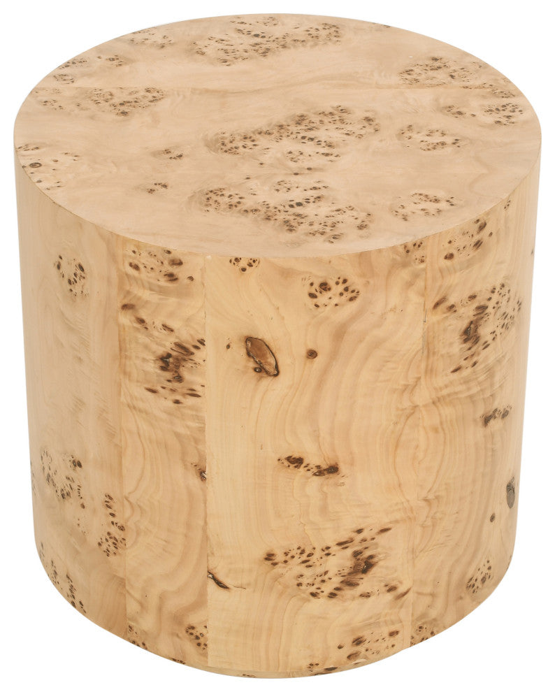 Burl Natural Ash End Table
