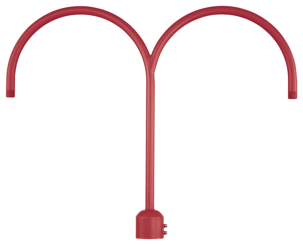 33" Satin Red RLM Post Adapter