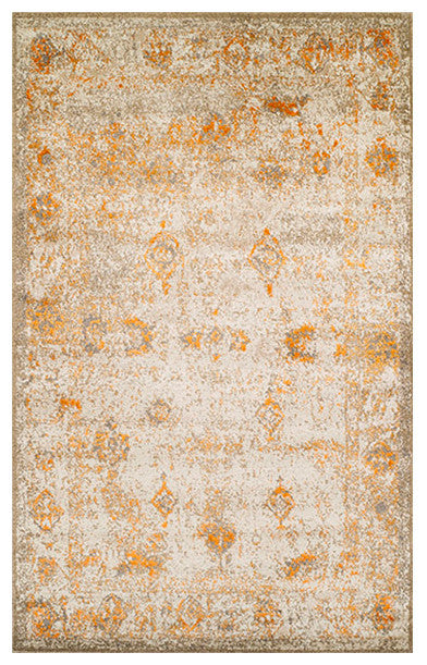 Dalyn Antiquity AQ1 Ivory/Tangerine 9'6"X13'2" Rug