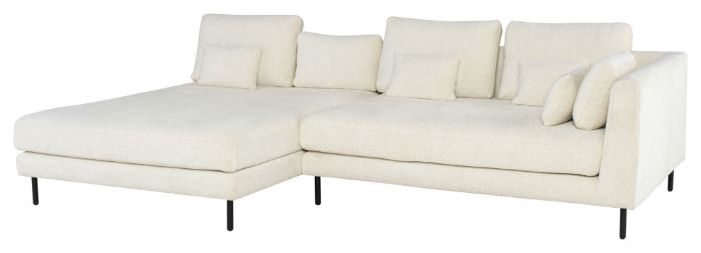 Gigi Coconut Fabric  Modular Sofa Right