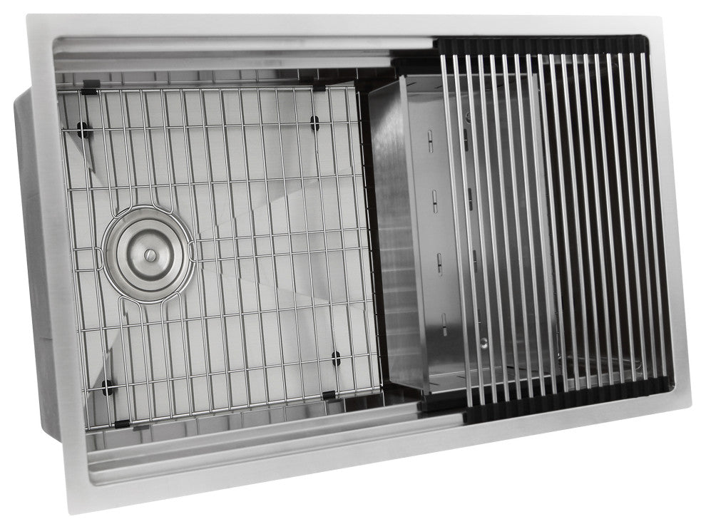 Nantucket Sinks' SR-PS-3220-OSD Prep-Station Kitchen Sink