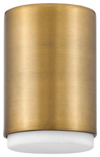 Hinkley Cedric Extra Small Flush Mount, Lacquered Brass