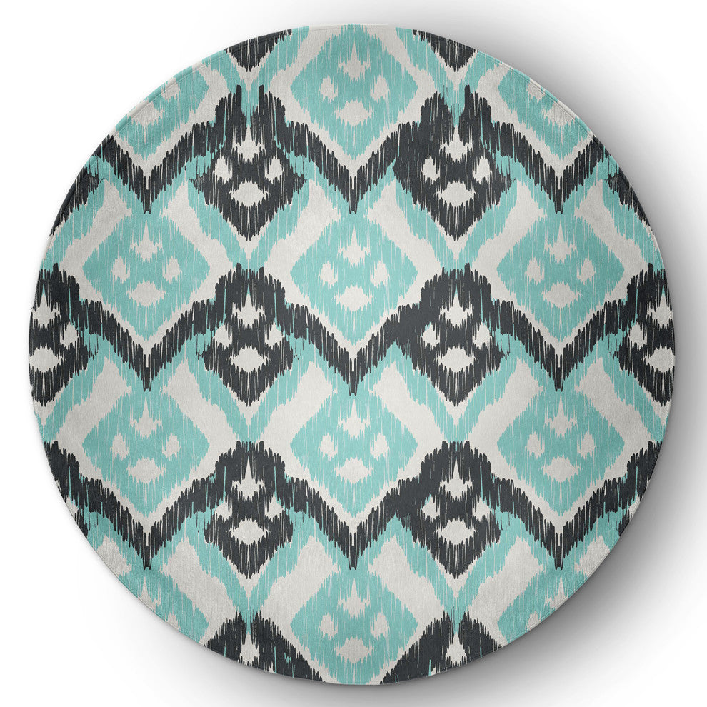 5' Round Hipster Spring Chenille Indoor/Outdoor Rug