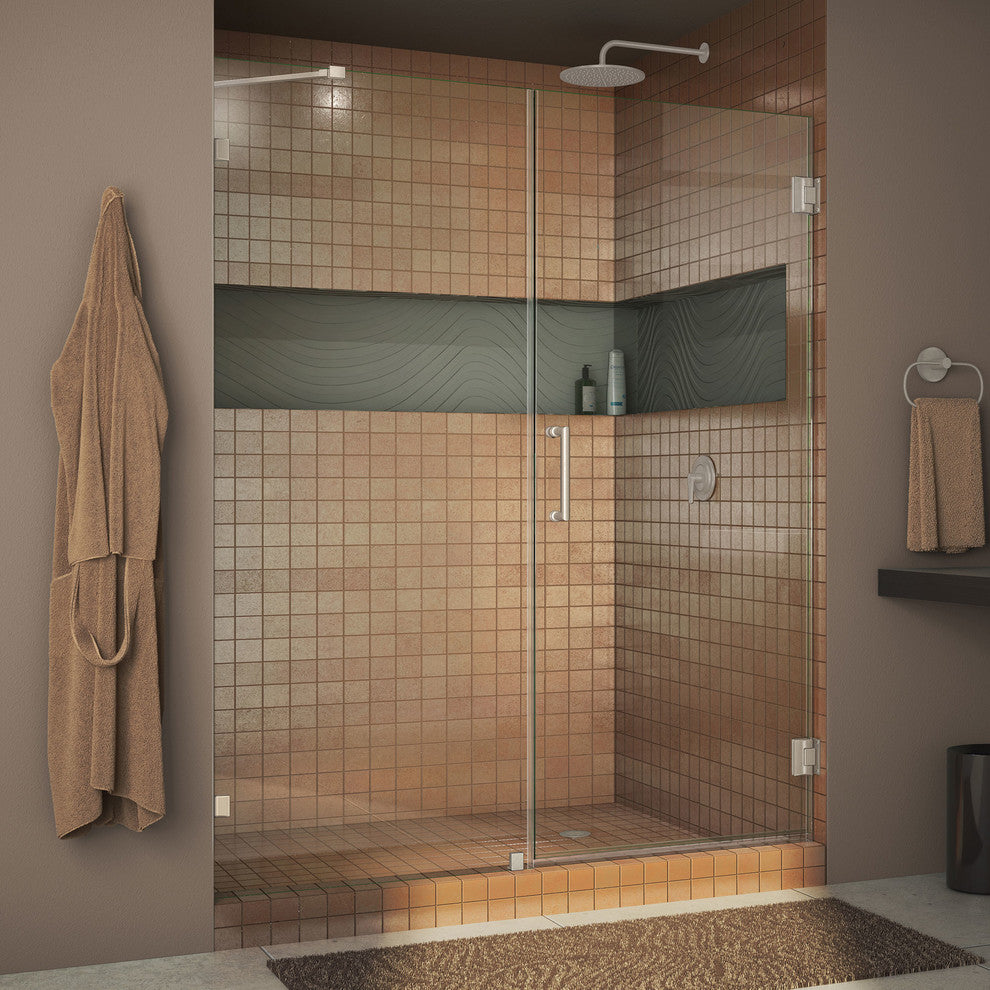 Dreamline Unidoor Lux 55" Frameless Hinged Shower Door