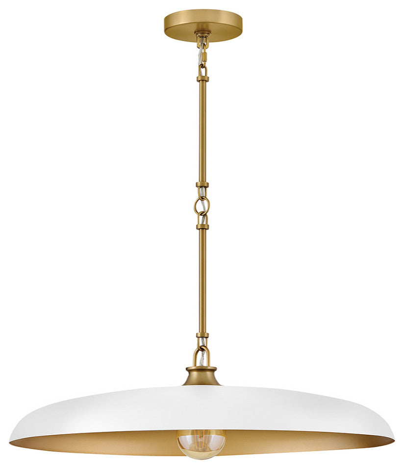 Hinkley Sadie Medium Dome Chandelier, Lacquered Brass