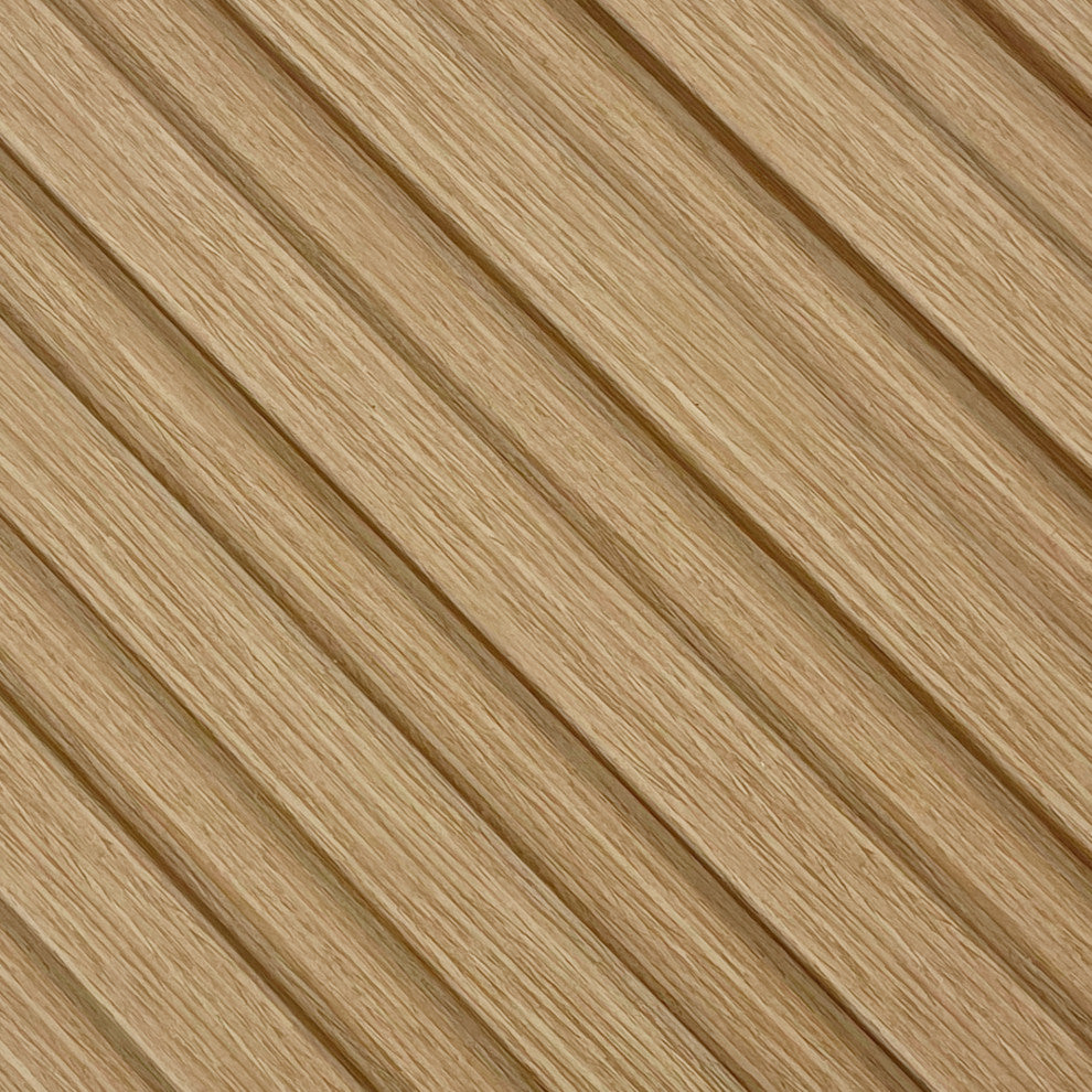 Waterproof Slat Panel, Natural Oak, Pack of 6