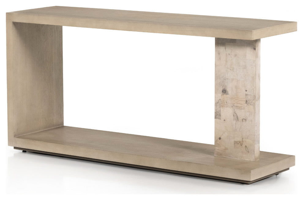 Darian Console Table-White Mahogany