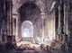 Hubert Robert The Finding of the Laocoon, 21"x28" Wall Decal