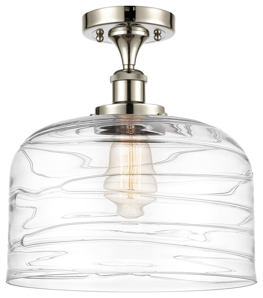 Innovations 916-1C-PN-G713-L-LED 1-Light Semi-Flush Mount, Polished Nickel