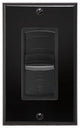 In Wall 100W Slider Volume Control, Impedance Matching, BLK & Brown Decora Style