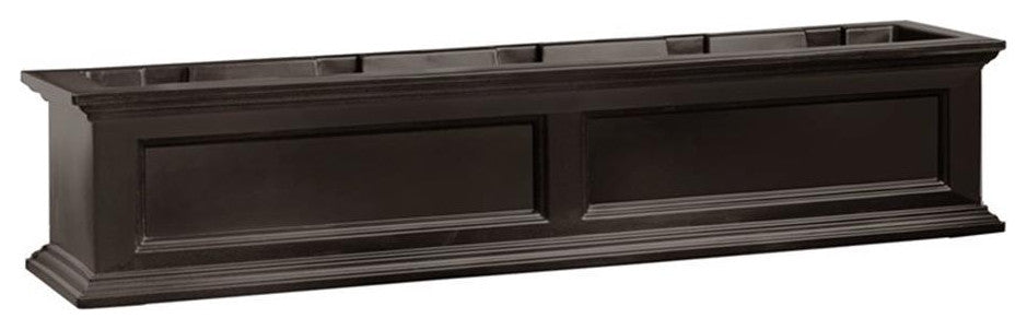 Mayne Fairfield 5ft Traditional Plastic Window Box in Espresso