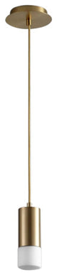 Magneta Pendant Light in Aged Brass