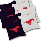 Southern Methodist Swoosh Cornhole Set