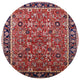 Ahgly Company Indoor Round Mid-Century Modern Area Rugs, 7' Round