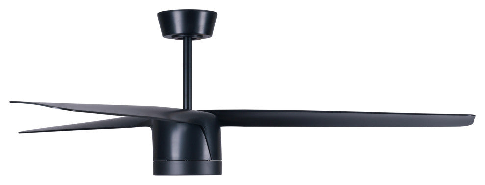 Lucci Air Peregrine 56" Light With Remote Ceiling Fan, Black