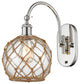Innovations 518-1W-PN-G122-8RB 1 Light Sconce, Polished Nickel