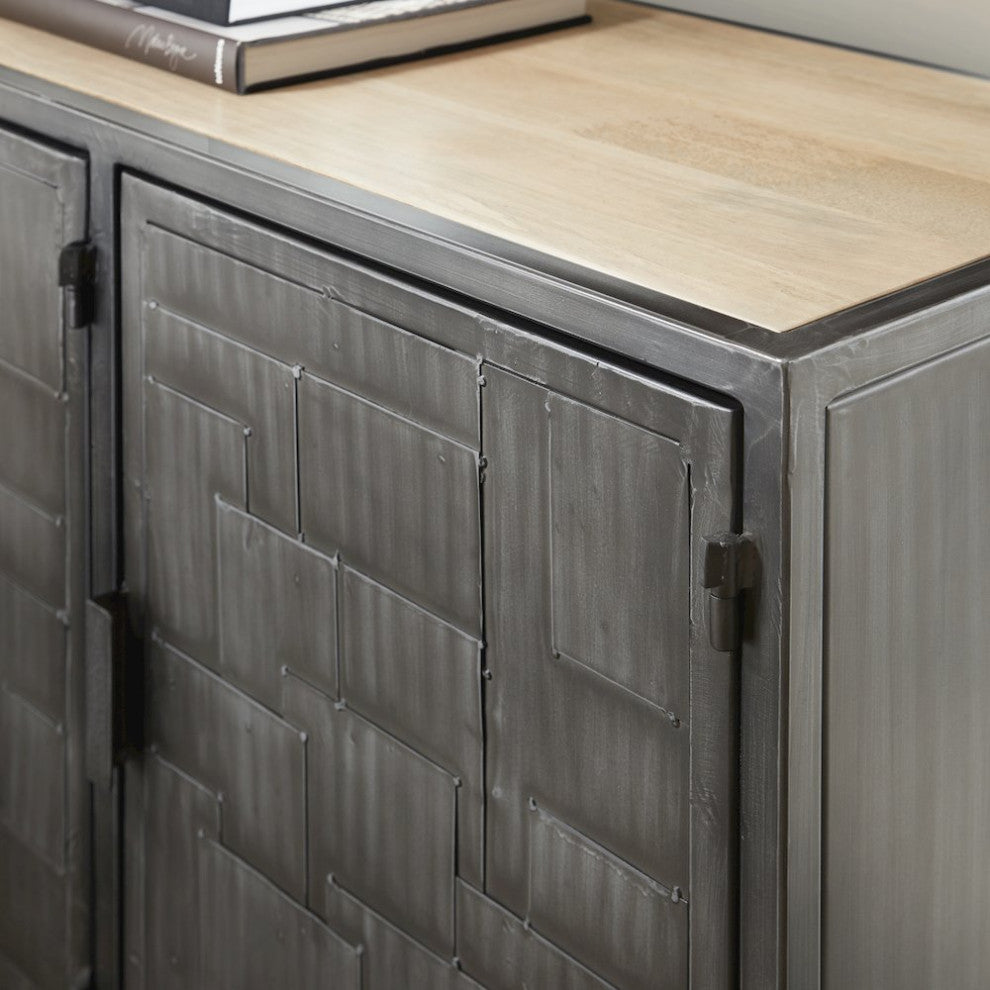 3-Door Metal Sideboard