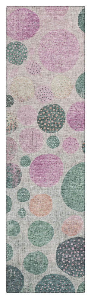 Machine Washable Indoor/Outdoor Chantille ACN1899 Cactus 2'3" x 7'6" Runner Rug