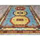 Sky Blue Caucasian Design 200 KPSI Wool Hand Knotted Oriental Rug 9'x11'10"