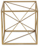 Abstract Cube Table Decor, Gold