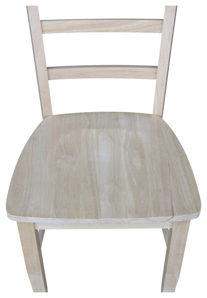 Set of Two Madrid Chairs, Unfinished