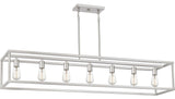 New Harbor 7-Light Island Light, Brushed Nickel