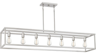 New Harbor 7-Light Island Light, Brushed Nickel
