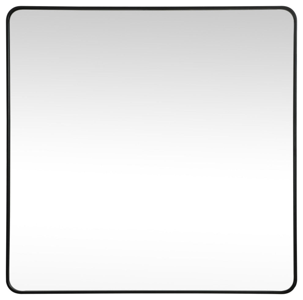 Elegant Lighting MR804848 Evermore 48" W x 48" H Transitional - Black