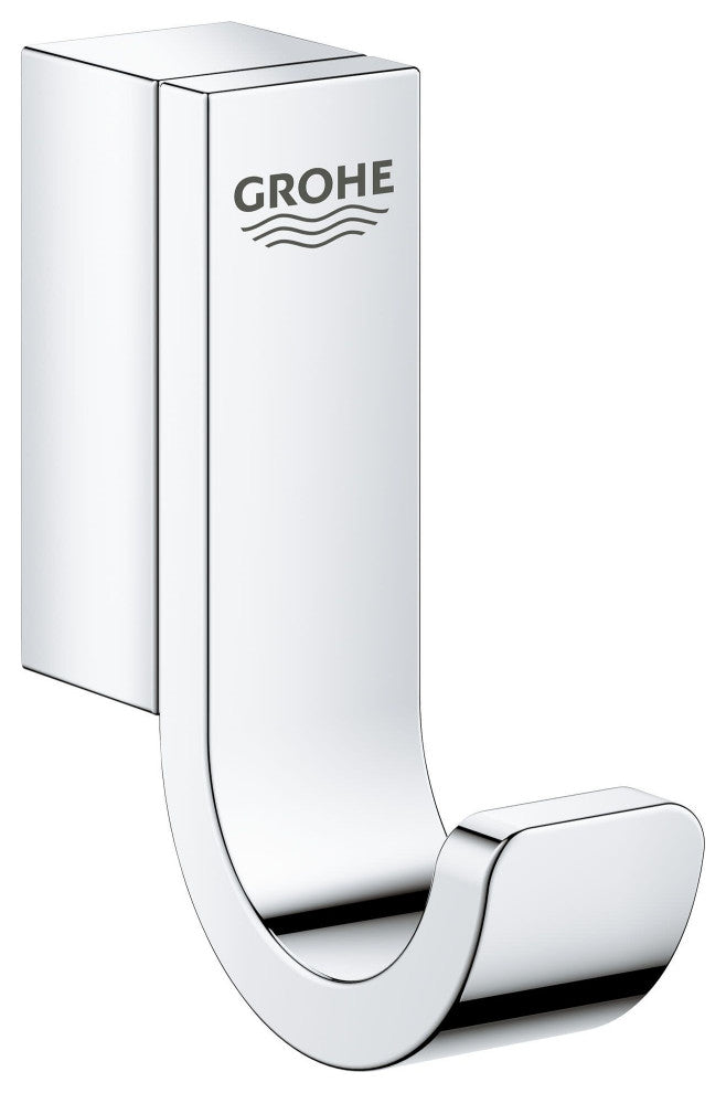 Grohe 41 039 Selection Single Robe Hook - Starlight Chrome