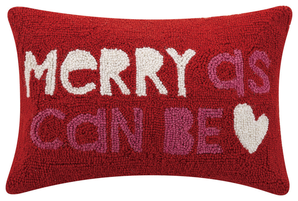 Merry As Can Be Hook Pillow