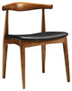 Modern Contemporary Kitchen Wood Dining Side Chair Black