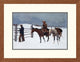 "The Fall of the Cowboy" Framed Digital Print by Frederic Remington, 27x21"