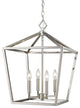 Millennium Lighting Corona Pendant, Satin Nickel
