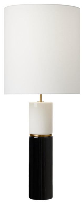 Cade Casual 1-Light Indoor Large Table Lamp, Black