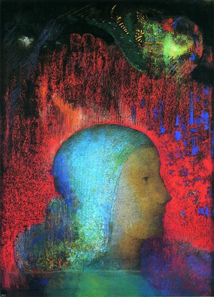 Odilon Redon Joan of Arc, 18"x27" Wall Decal