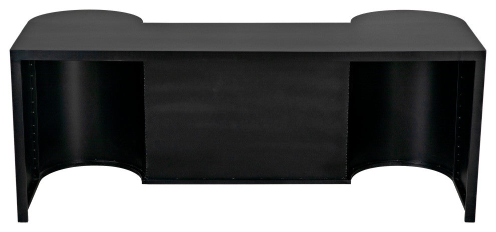 NOIR Furniture - Concierge Desk in Matte Black - GDES197MTB