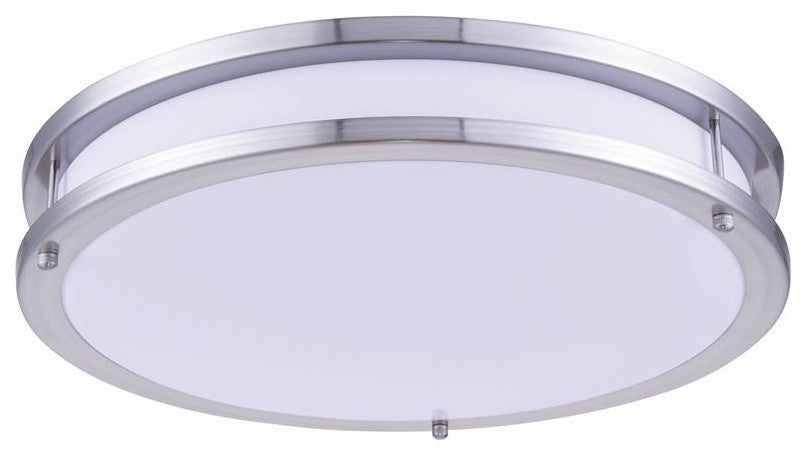 Led Double Ring Ceiling Flush, 3000K, Cri80, Etl, 28W, Lm2000