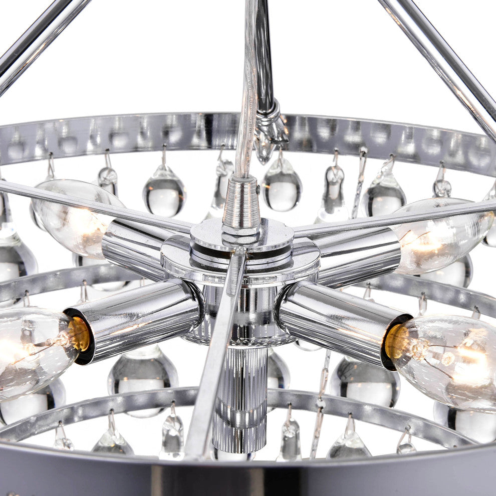 Acamar 5 Light Crystal Chandelier