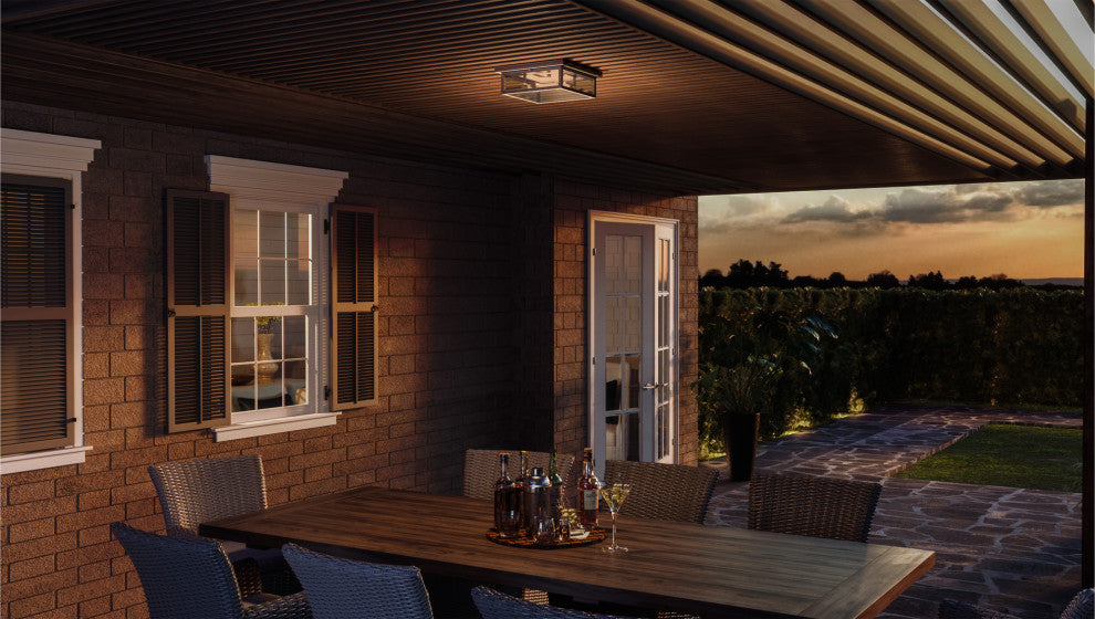 Quoizel WVR1612 Westover 12"W Flush Mount Ceiling Fixture - Antique Brass