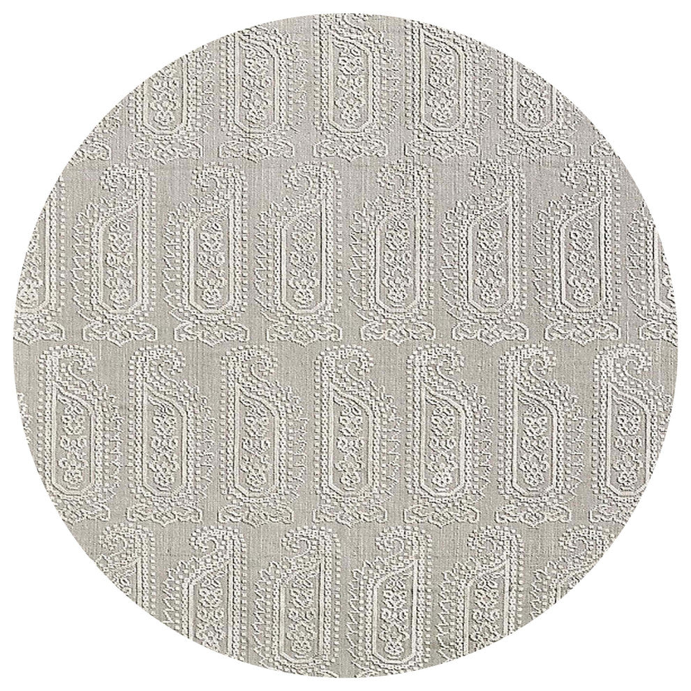 Ahgly Company Indoor Round Mid-Century Modern Area Rugs, 5' Round